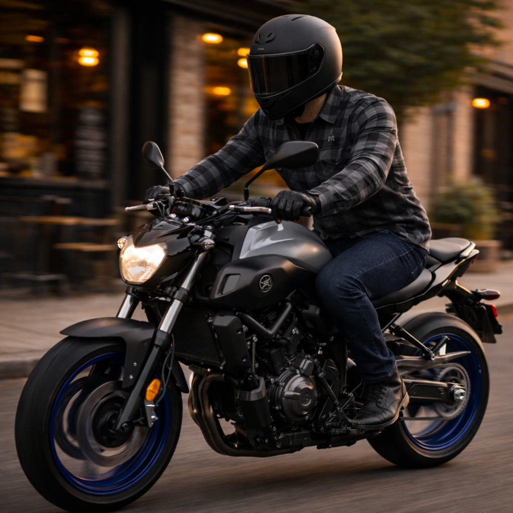 Black Armored Flannel