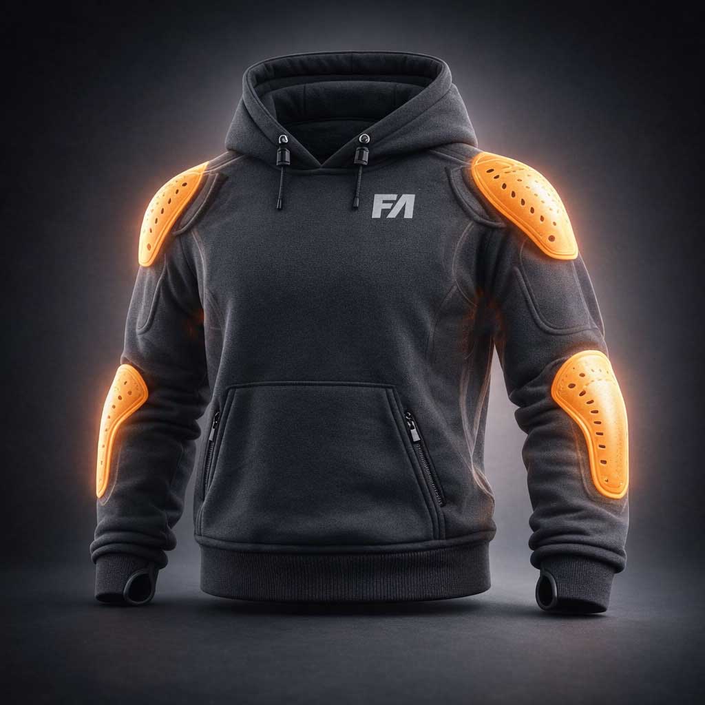Shiny Side Up Armored Hoodie