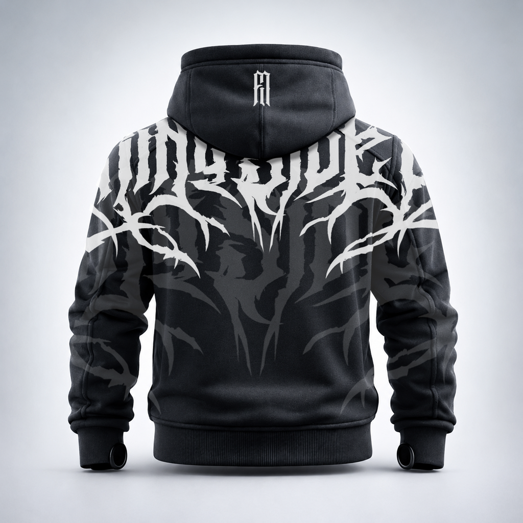 Rubber Side Down Armored Hoodie