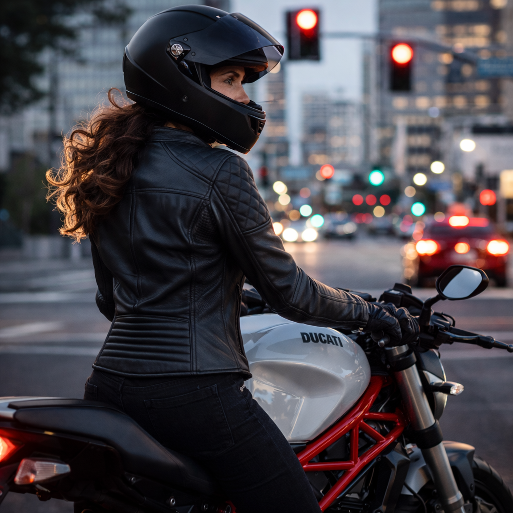 Apex Women's Leather Jacket