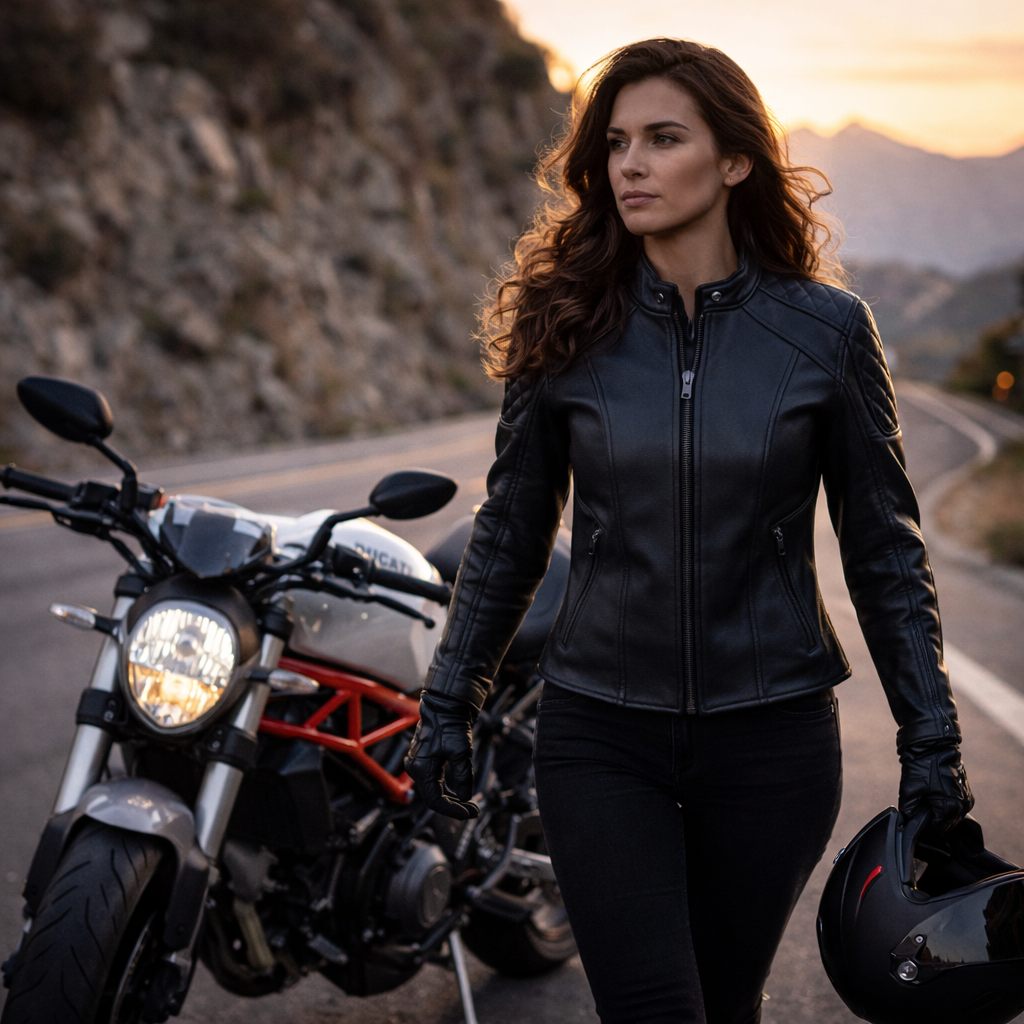 Apex Women's Leather Jacket